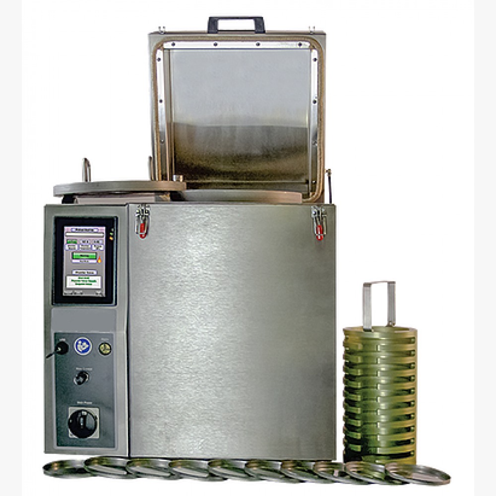 Pressure Aging Vessel (PAV) with sample pans